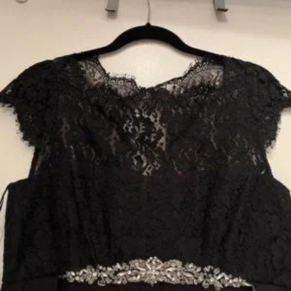 Maternity -Luxe by‎ Seraphine NWT Size 12 Black Lace Dress (NWT) - Picture 4 of 7